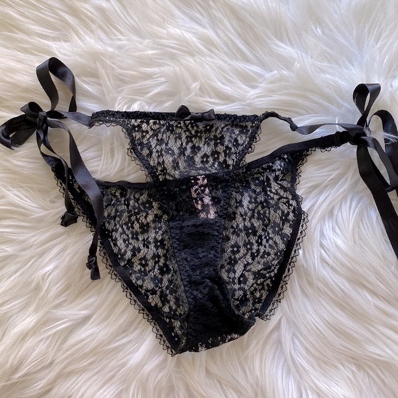 Agent Provocateur black lace tie panties - Picture 5 of 7